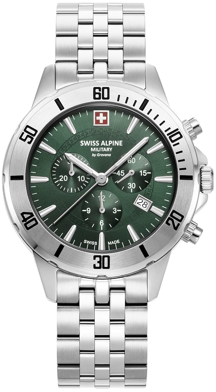 Swiss Alpine Military Herreklokke 7024.9134 Cruiser Grønn/Stål Ø44