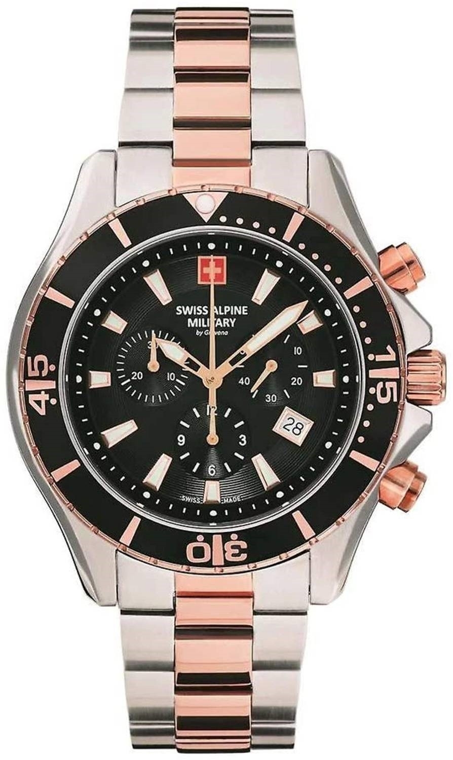 Swiss Alpine Military Herreklokke 7040.9157 Nautilus Chrono