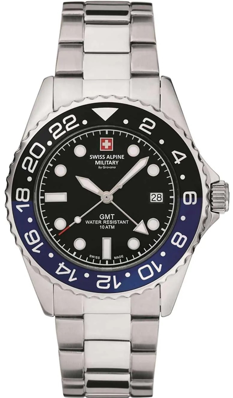 Swiss Alpine Military Herreklokke 7052.1138 Master Diver GMT