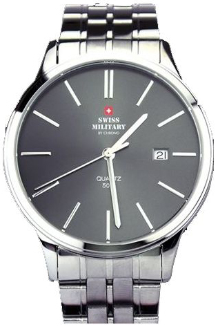 Swiss Military by Chrono Herreklokke 32043.05 Classic Grå/Stål Ø42