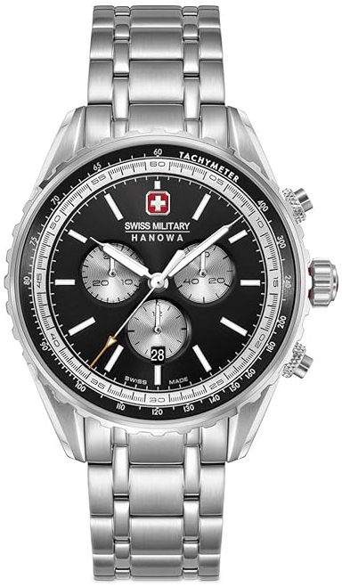 Swiss Military Hanowa Herreklokke SMWGI0000309 Afterburn Sort/Stål