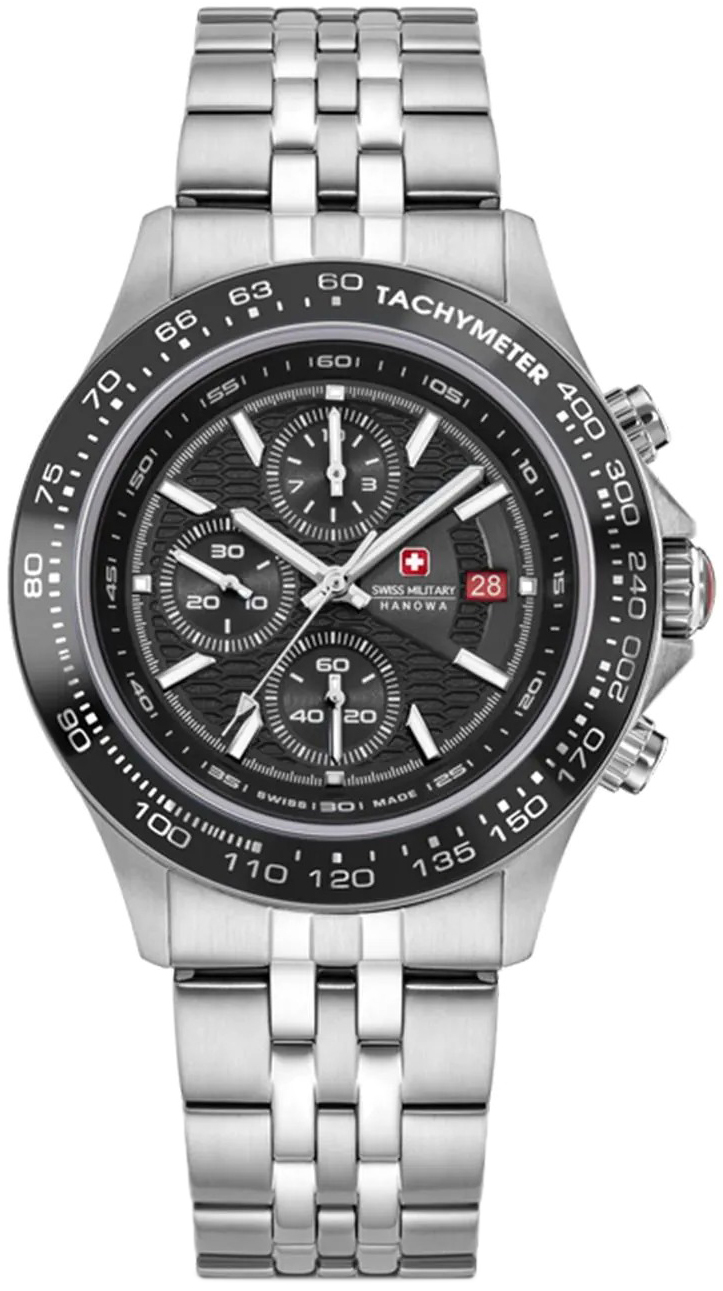 Swiss Military Hanowa Herreklokke SMWGI0003402 Hanowa Sort/Stål Ø43