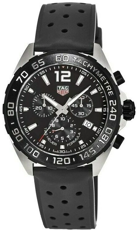 TAG Heuer Herreklokke CAZ1010.FT8024 Formula 1 Sort/Gummi Ø43 mm