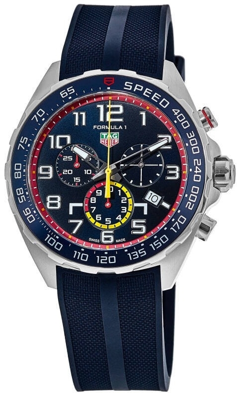 TAG Heuer Herreklokke CAZ101AL.FT8052 Formula 1 Blå/Gummi Ø43 mm