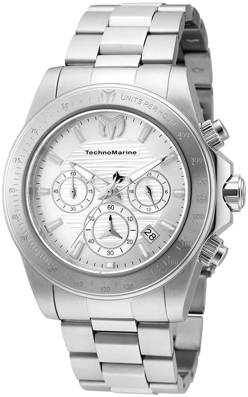 Technomarine Herreklokke TM-219000 Manta Ray Sølvfarget/Stål Ø42 mm
