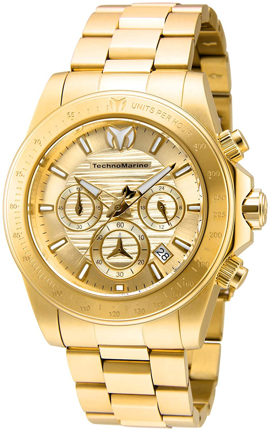 Technomarine Herreklokke TM-219004 Gull/Gulltonet stål Ø42 mm