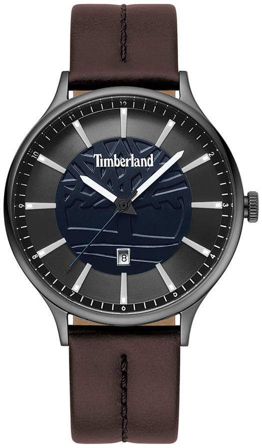 Timberland Herreklokke TBL15488JSU03 Sort/Lær Ø43 mm