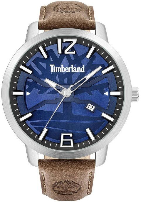 Timberland Herreklokke TBL15899JYS03-G Blå/Lær Ø48 mm