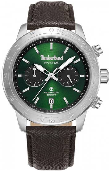 Timberland Herreklokke TDWGF0075103 Raynham Grønn/Lær Ø44 mm