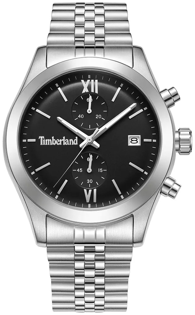 Timberland Herreklokke TDWGI0075204 Ripgorge Sort/Stål Ø44 mm