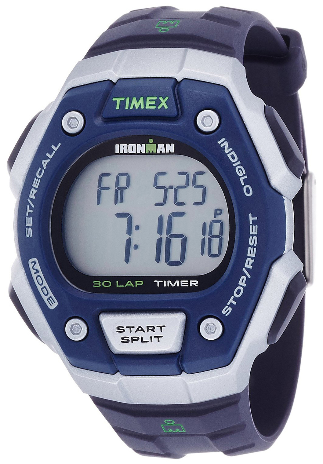 Timex Ironman Herreklokke T5K823 LCD/Resinplast Ø40 mm - Timex
