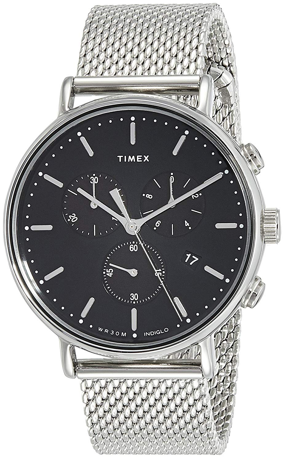 Timex 99999 TW2R61900 Sort/Stål Ø41 mm