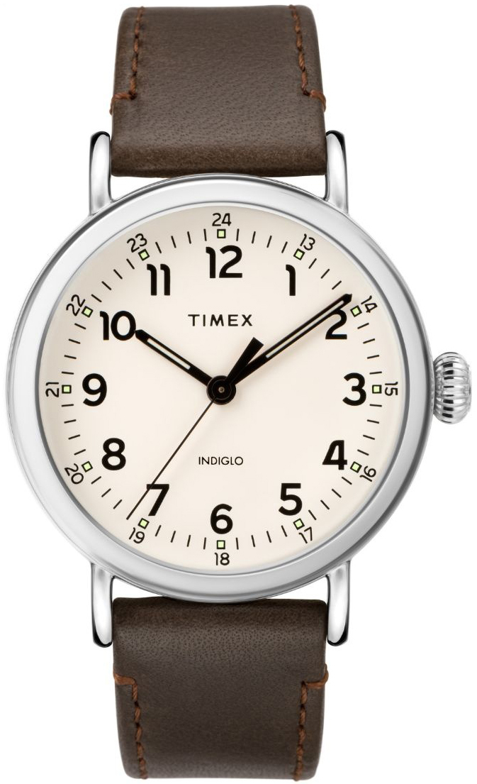 Timex 99999 Herreklokke TW2T20700 Beige/Lær Ø40 mm - Timex