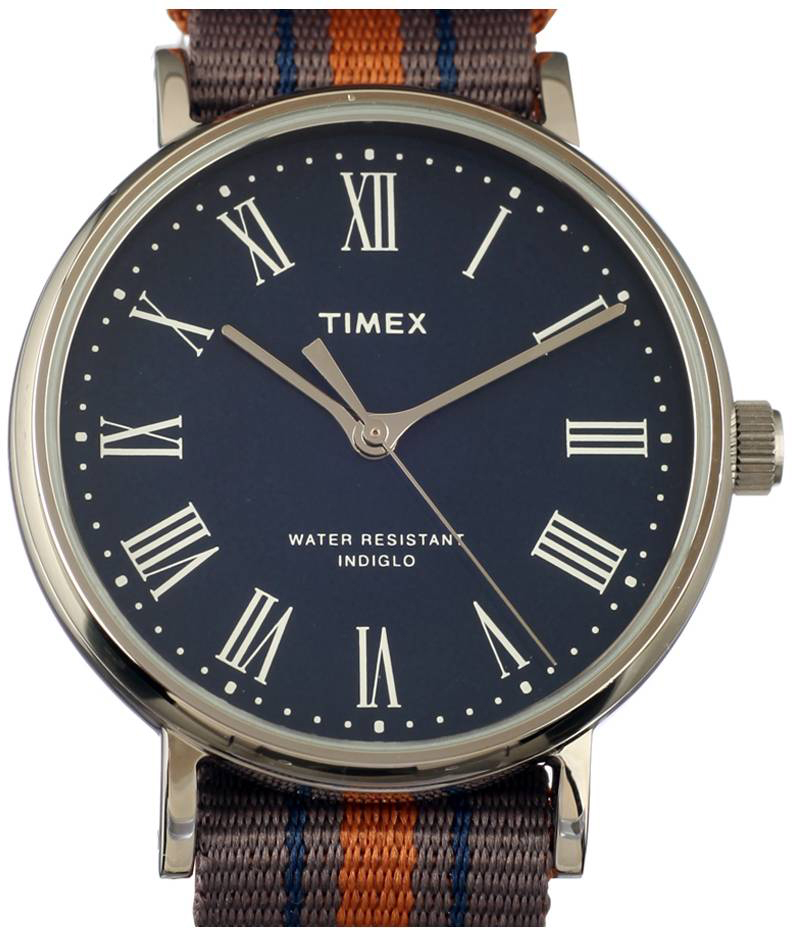 Timex 99999 Herreklokke TW2T98900LG Blå/Tekstil Ø42 mm - Timex