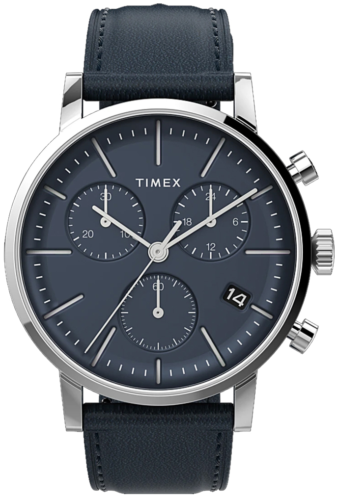 Timex TW2V36800 Midtown Blå/Lær Ø40 mm