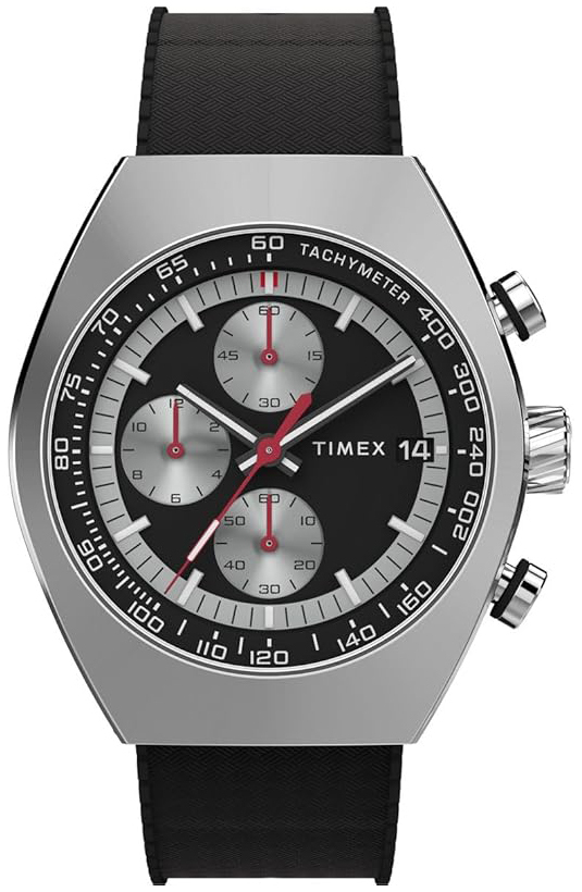 Timex Herreklokke TW2W64500 Legacy Sort/Gummi