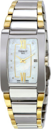 Tissot T-Trend Dameklokke T105.309.22.116.00 Hvit/Gulltonet stål - Tissot
