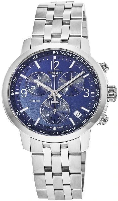 Tissot Herreklokke T114.417.11.047.00 Prc 200 Blå/Stål Ø43 mm