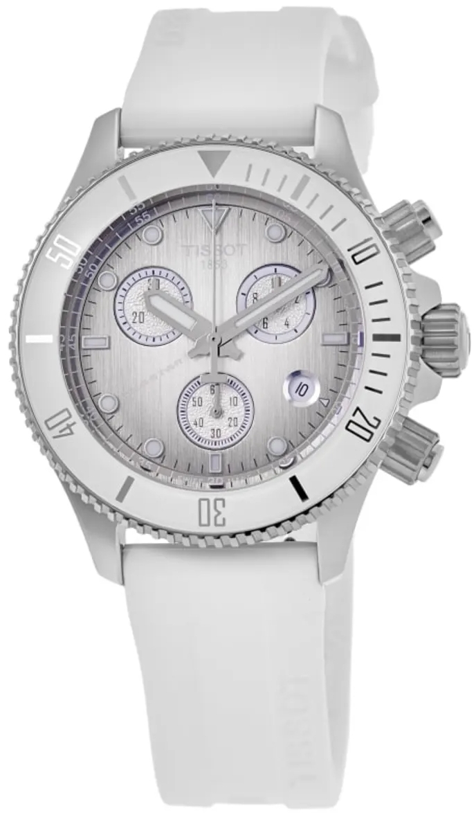 Tissot Herreklokke T120.217.17.011.00 Seastar 1000 Grå/Gummi Ø38 mm