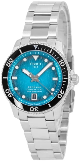 Tissot Herreklokke T120.807.11.091.00 Seastar Blå/Stål Ø40 mm