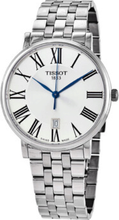 Tissot Herreklokke T122.410.11.033.00 Carson Sølvfarget/Stål Ø40 mm