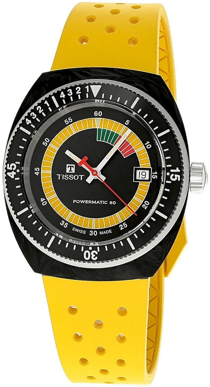 Tissot T145.407.97.057.00 Sideral Sort/Gummi