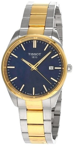 Tissot Herreklokke T150.410.22.041.00 T-Classic Pr 100 Blå/Gulltonet