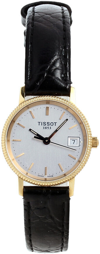 Tissot T-Gold Dameklokke T71.3.115.31 Sølvfarget/Lær Ø24 mm