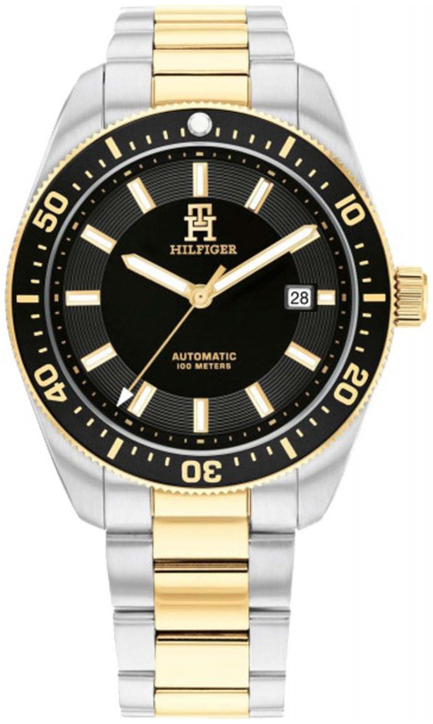 Tommy Hilfiger Herreklokke 1710552 Th85 Sort/Gulltonet stål Ø40 mm