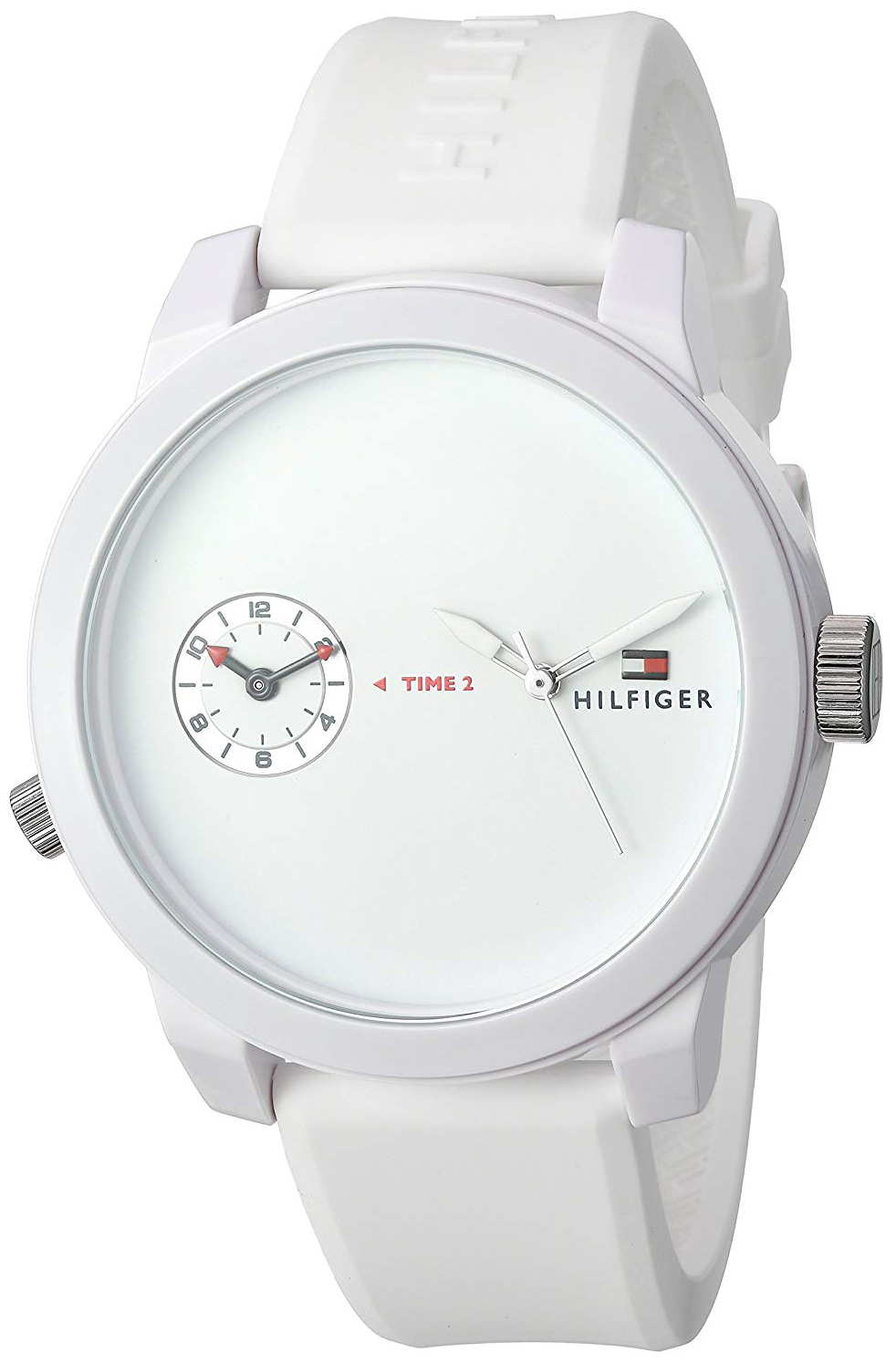 Tommy Hilfiger Herreklokke 1791324 Denim Hvit/Resinplast Ø44 mm
