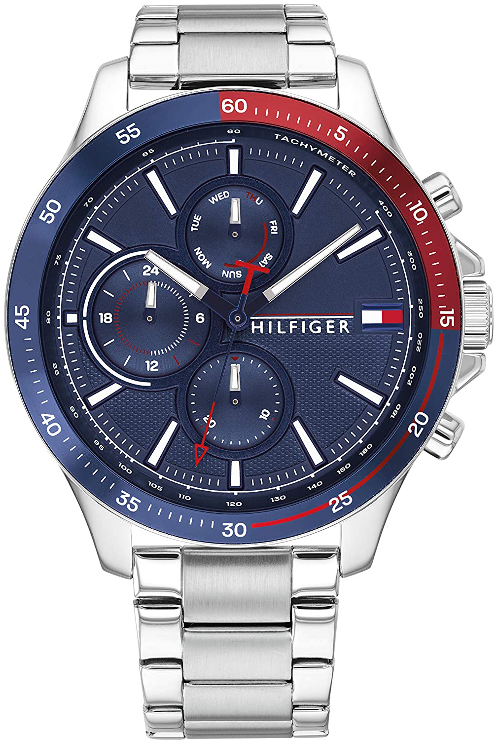 Tommy Hilfiger Herreklokke 1791718 Blå/Stål Ø46 mm