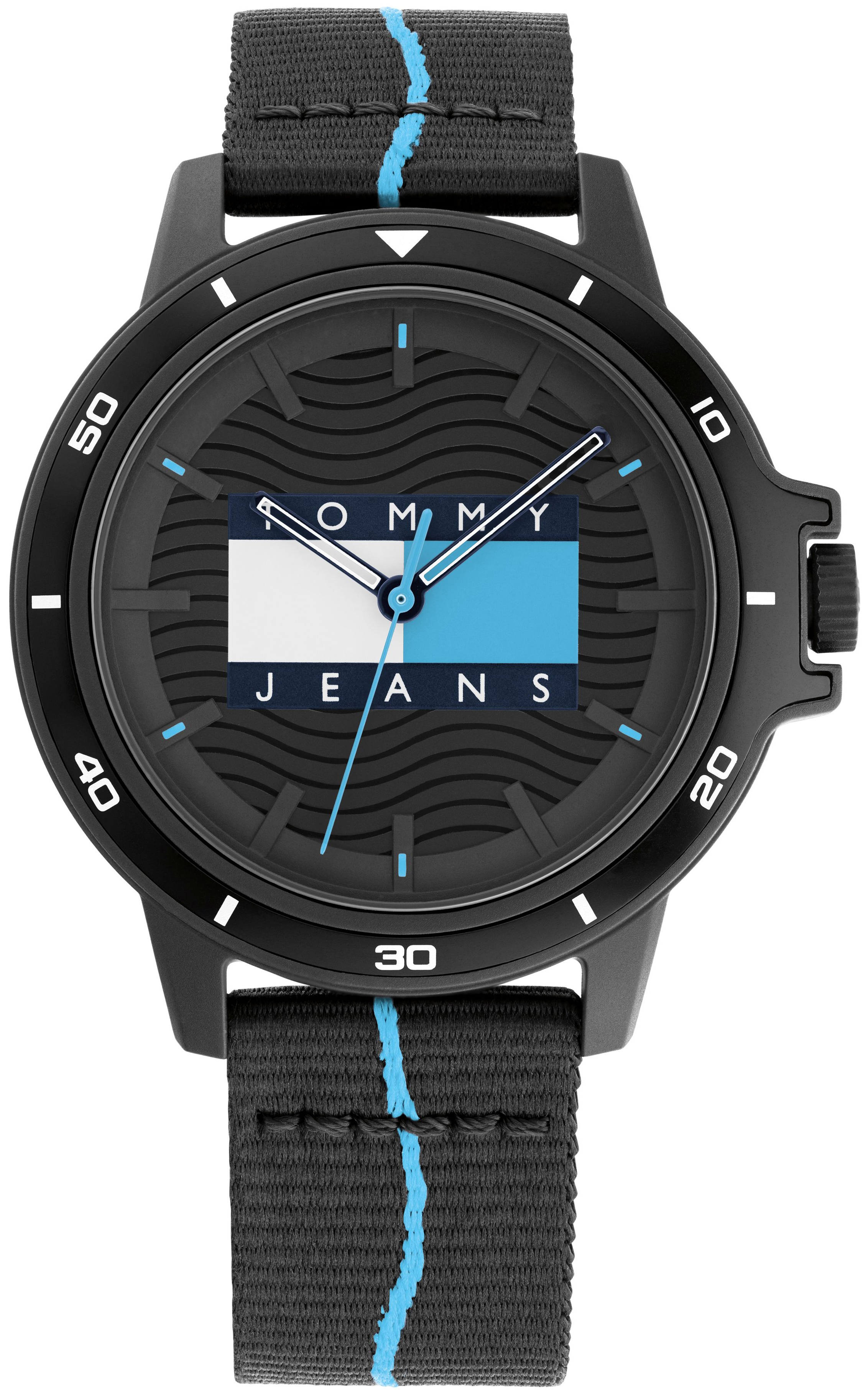 Tommy Hilfiger Herreklokke 1791999 Classic Sort/Tekstil Ø42 mm