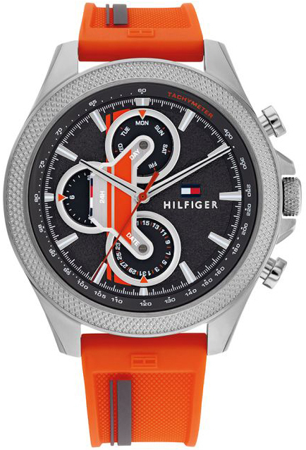 Tommy Hilfiger Herreklokke 1792084 Clark Grå/Gummi Ø46 mm