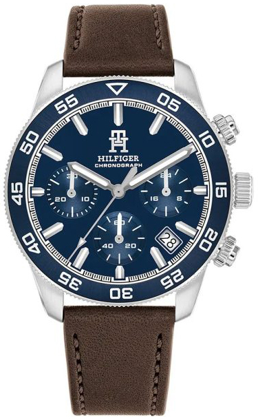 Tommy Hilfiger Herreklokke 1792163 Th85 Blå/Lær Ø41 mm