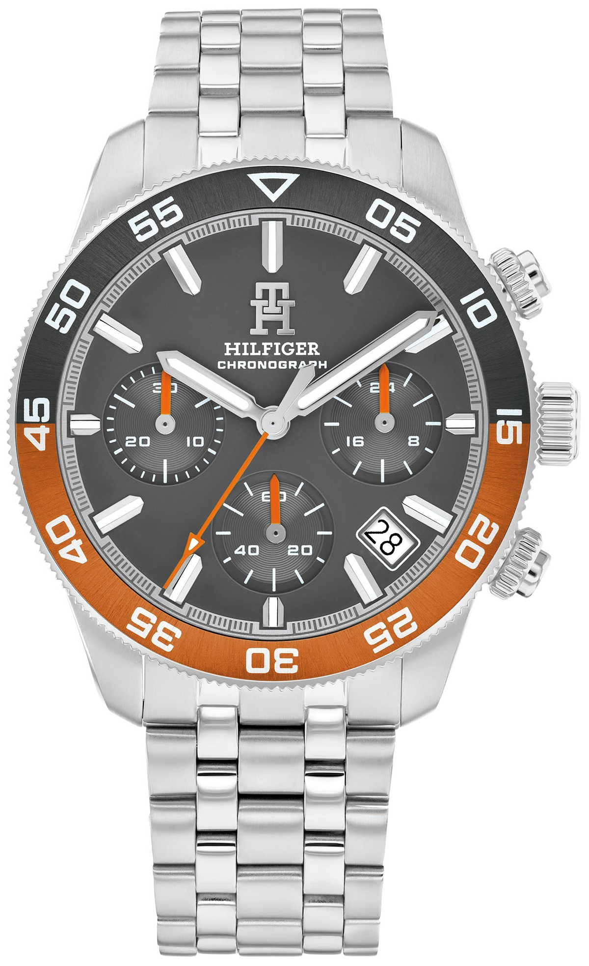 Tommy Hilfiger Herreklokke 1792186 Th85 Grå/Stål Ø41 mm