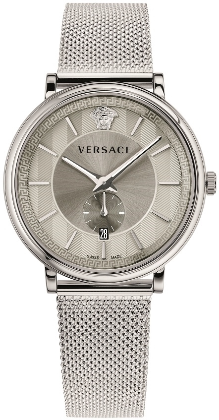 Versace Herreklokke VBQ060017 V Circle Sølvfarget/Stål Ø42 mm