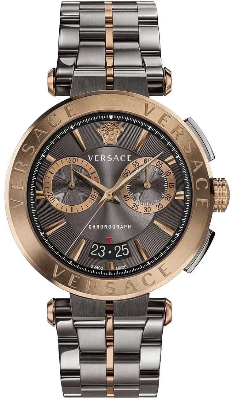 Versace Herreklokke VE1D02023 Aion Grå/Stål Ø45 mm