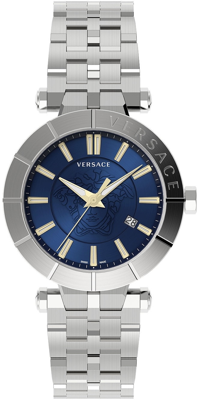Versace Herreklokke VE2B00421 V Race Blå/Stål Ø43 mm