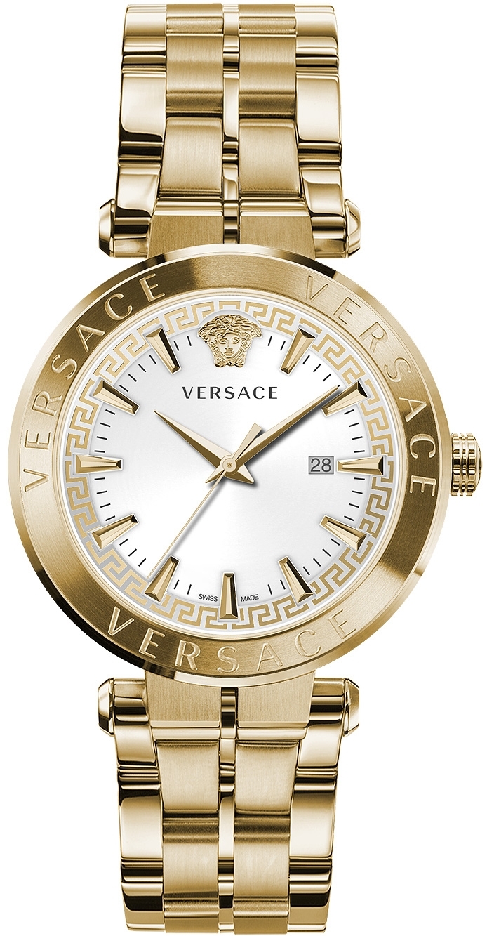 Versace Herreklokke VE2G00521 Aion Hvit/Gulltonet stål Ø44 mm