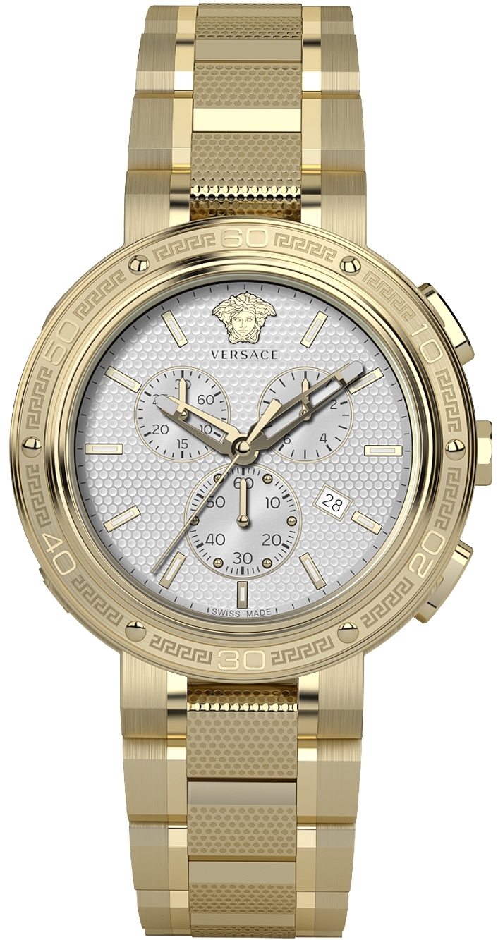 Versace Herreklokke VE2H00621 V Extreme Hvit/Gulltonet stål Ø46 mm