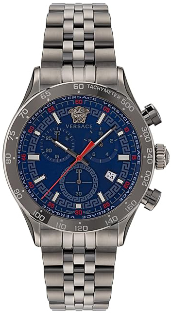 Versace Herreklokke VE2U00722 Hellenyium Blå/Stål Ø44 mm