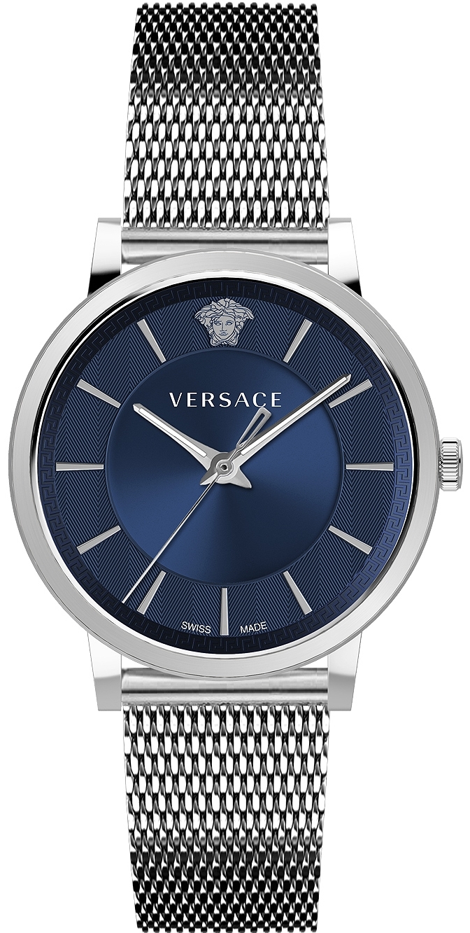 Versace Herreklokke VE5A00520 V Circle Blå/Stål Ø42 mm