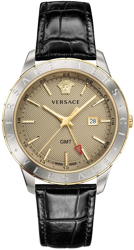 Versace Herreklokke VEBK00218 Univers Brun/Lær Ø43 mm