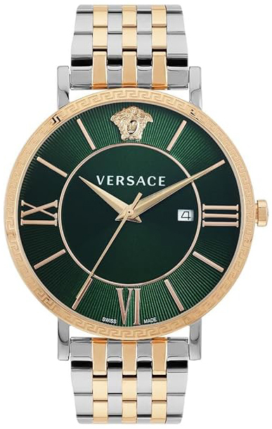 Versace Herreklokke VENCA0424 V Eternal Grønn/Rose-gulltonet stål