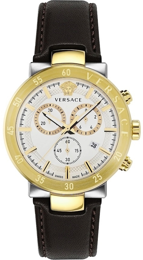 Versace Herreklokke VEPY00220 Urban Mystique Gullfarget/Lær Ø43 mm