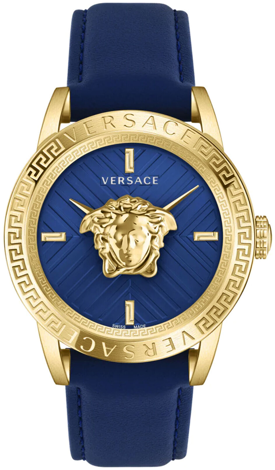 Versace Herreklokke VESN00322 V Code Blå/Lær Ø43 mm