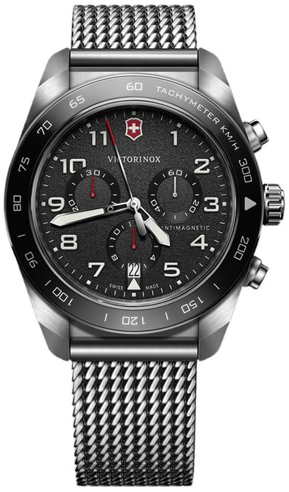Victorinox Herreklokke 242048 Swiss Army Sort/Stål Ø42 mm