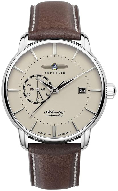 Zeppelin Herreklokke 84705 Atlantic Beige/Lær Ø41 mm